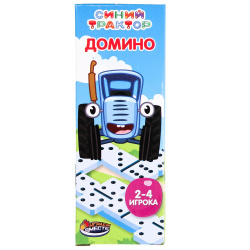Игра настольная Домино пластик P00073 метал короб