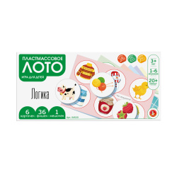 Игра настольная Лото Домашние и дикие животные дерев 02667