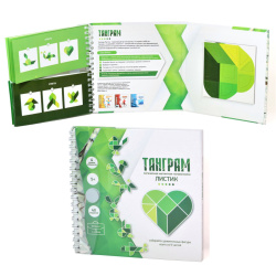 Игры головоломка магнитная Танграм Листик 02861