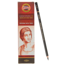 Набор карандашей 12шт KOH-I-NOOR Gioconda Черный l-175мм d-3.8мм средний 8815/2/8815002001KS