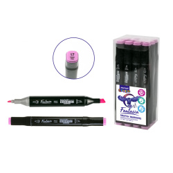Маркер д/скетчинга двухст 3-6,2мм Fantasia Pastel pink M-5012-17