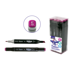 Маркер д/скетчинга двухст 3-6,2мм Fantasia Azalea purple M-5012-87