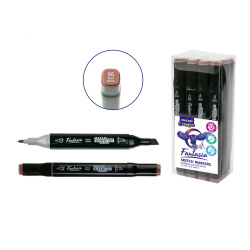 Маркер д/скетчинга двухст 3-6,2мм Fantasia Burnt sienna M-5012-95