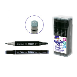 Маркер д/скетчинга двухст 3-6,2мм Fantasia Blue grey M-5012-BG5