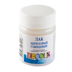Лак акрил глянцевый 50мл Decola 5828920