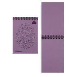 Блокнот для пастели А5 (140*200) 30л 160г/м2 Premium Lavanda БРr/Lv дв спир т розов