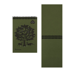 Блокнот для пастели А5 (140*200) 30л 160г/м2 Premium Dark jungle БРr/DJ дв спир темные джунгли
