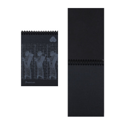 Блокнот для пастели А5 (140*200) 30л 160г/м2 Premium Ground БРr/GN дв спир черный