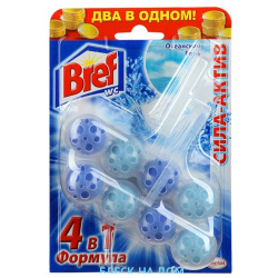 Освежитель для туалета Бреф сила-актив ассорти 2*50гр (Хенкель )