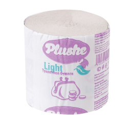 Бумага туалетная Plushe Light ,1сл серая