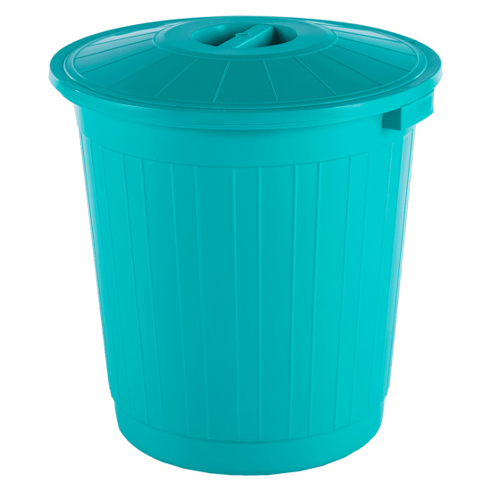Бак для мусора пластиковый 120 литров (Зеленый, Серый, Синий, Красный, Желтый)